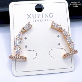 Сережки Xuping18К 20332 «Каффа» (2.5.см)